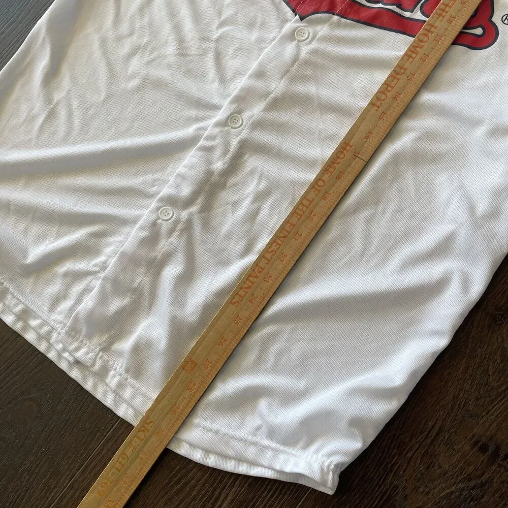 #32 Franmil Reyes Cleveland Indians Jersey (Mens XL)  - Promo Button up